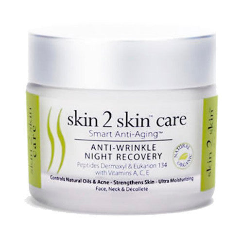Skin 2 Skin Care Anti-Wrinkle Night Recovery 1.75oz.