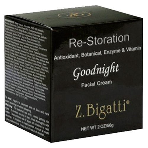 Z. Bigatti Re-Storation Goodnight Facial Cream 2oz