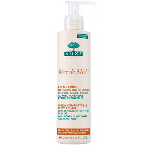 Nuxe Ultra Comfortable Body Cream-Dry And Sensitive Skin 200ML Pump