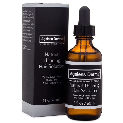 Ageless Derma Natural Thinning Hair Solution 2oz