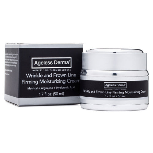 Ageless Derma Wrinkle and Frown Line Firming Moisturizing Cream 1.7oz