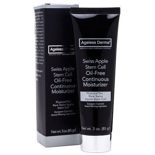 Ageless Derma Swiss Apple Stem Cell Oil-Free Continuous Moisturizer 3oz