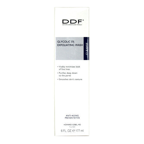 DDF Glycolic 5% Exfoliating Wash 6oz