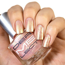 Dermelect Nail Polish .4oz | Color| Spotlight Warm Golden Peach Hologram