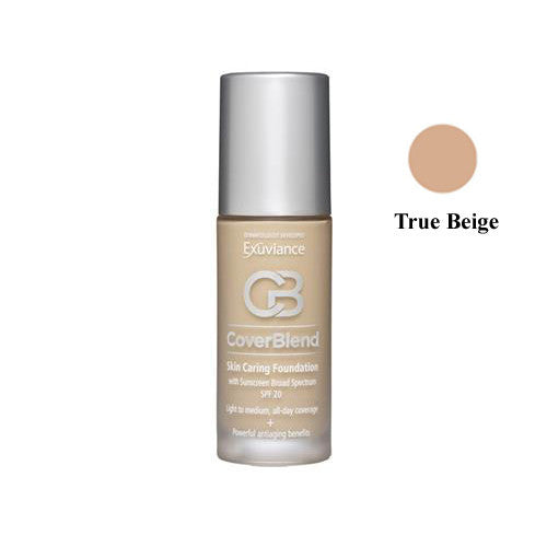 Exuviance Coverblend Skin Caring Foundation SPF20 True Beige 1oz