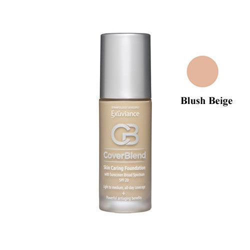 Exuviance Coverblend Skin Caring Foundation SPF20 Blush Beige 1oz