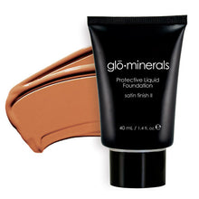 Glo Minerals Protective Liquid Foundation 1.4oz | Color| Satin II Honey