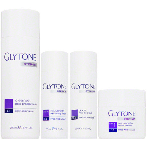Glytone Step-Up Kit Plus For Normal to Dry Skin 4 Products