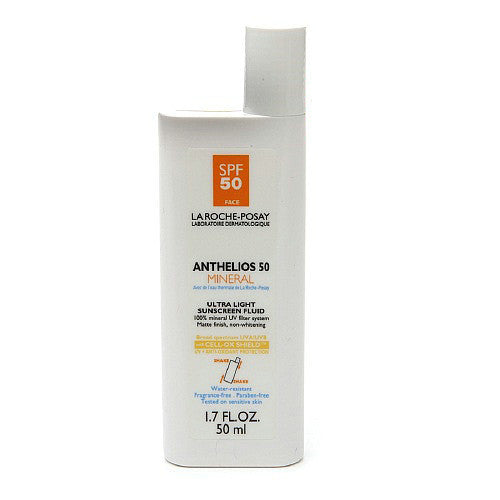 La Roche Posay Anthelios 50 Mineral Ultra Light Sunscreen Fluid for Face 1.7 oz