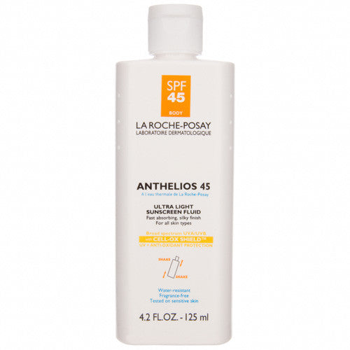 La Roche Posay Anthelios 45 Ultra Light Sunscreen Fluid for Body 4.2 oz