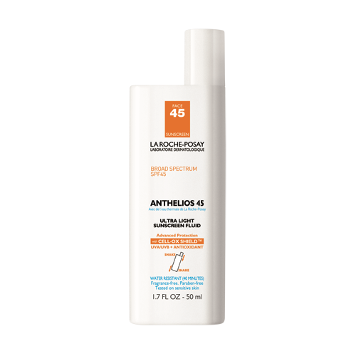 La Roche-Posay Anthelios 45 Ultra Light Sunscreen Fluid for Face 1.7 oz