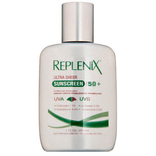 Topix Replenix Ultra Sheer Sunscreen SPF 50+ 2oz Bottle