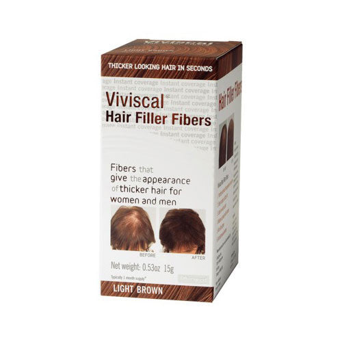 Viviscal Hair Filler Fibers Light Brown 0.53oz